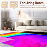 Chic Multicolor Contemporary Flair(Blue)