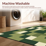 Luxurious Fuzzy Trellis Design(Green)