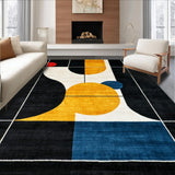 Dynamic Monochrome Geometric Motif(Black)