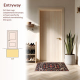 Lively Eclectic Tiled Motif(Black)