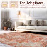 Cream Geometric Arrangement(Red)