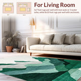 Contemporary Grey Geometric Aesthetics(Green)