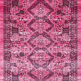 Ultra Soft Area Rug, Non Slip, Stain Resistant, Washable Area Rugs for Living Room, Bedroom, Feminine Soft Animal Motif(Pink)