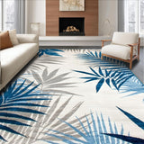 Ultra Soft Area Rug, Non Slip, Stain Resistant, Washable Area Rugs for Living Room, Bedroom, Nova Collection Blue Grey Beige Coastal Accent Area Rug(Blue)