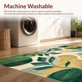 Ultra Soft Area Rug, Non Slip, Stain Resistant, Washable Area Rugs for Living Room, Bedroom, Kindergarten Classroom Area(Green)