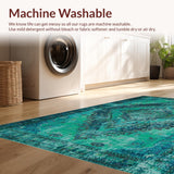 Elegant Light Blue Floral Design(Blue)