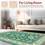 Vibrant Multicolor Paisley Elegance(Green)