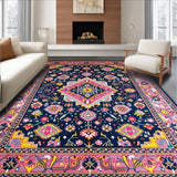 Contemporary Vibrant Medallion Style(Blue)