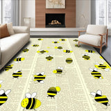 Ultra Soft Area Rug, Non Slip, Stain Resistant, Washable Area Rugs for Living Room, Bedroom, Elegant Ornate Decorative Theme(Beige)