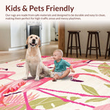 Artistic Flamingo and Blossom Fusion(Pink)