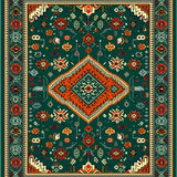 Rustic Orange and Green Harmony(Green)