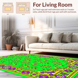 Elegant Ogee Motif in Purple(Green)