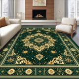 Luxurious Abstract Ogee Imprint(Green)