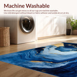 Striking Mixed Media Decorative Touch(Blue)