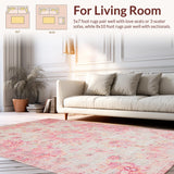 Chic Distressed Botanical Charm(Pink)