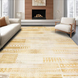 Beige Gold Textured Area(Beige)