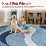 Artful Fluidity in Neutral Hues(Blue)