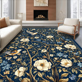 Lush Garden Inspired Motif(Blue)