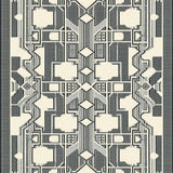 Contemporary Dark Gray Lattice Style(Black)