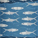 Minimalist Blue and White Fusion(Blue)