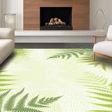 Elegant Earth Tones Shaggy Texture(Green)