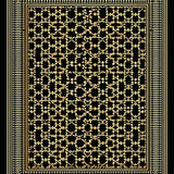 Chic Abstract Black Embellishment(Black)