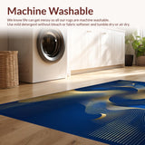 Dynamic Blue Grey Fusion Artistry(Blue)