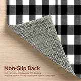 Contemporary Farmhouse Plaid Style(Black)