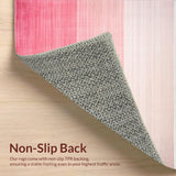 Ultra Soft Area Rug, Non Slip, Stain Resistant, Washable Area Rugs for Living Room, Bedroom, Contemporary Soft Blush Aesthetic(Pink)