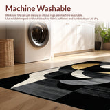 Chic Abstract Geometric Fusion(Black)