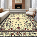 Astra Machine Traditional Beige Easy Clean Non Shedding Area(Beige)