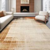 Ultra Soft Area Rug, Non Slip, Stain Resistant, Washable Area Rugs for Living Room, Bedroom, Brown Beige Distressed Kitchen Non Skid Runner(Beige)