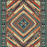 Geometric Tribal Artistry Aesthetic(Red)