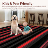 Funky Modern Abstract Glitch Motif(Black)