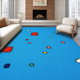 Charming Colorful Cartoon Motifs(Blue)