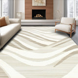 Sophisticated Cream Wave Geometry(Beige)