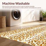 Ultra Soft Area Rug, Non Slip, Stain Resistant, Washable Area Rugs for Living Room, Bedroom, Rustic Taupe and Brown Pattern(Beige)