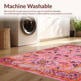 Dynamic Floral Whirlwind Motif(Pink)
