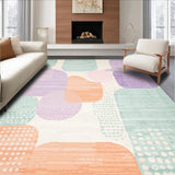 Ultra Soft Area Rug, Non Slip, Stain Resistant, Washable Area Rugs for Living Room, Bedroom, Circle Time Nursery(White)