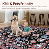 Luxurious Dappled Floral Composition(Black)