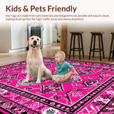 Artistic Cowgirl Vibe Floor Decor(Pink)