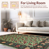 Art Nouveau Inspired Floral Elegance(Green)