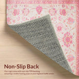 Bright Floral Medallion Accent(Pink)