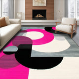 Bold Retro Circular Geometry Palette(Pink)