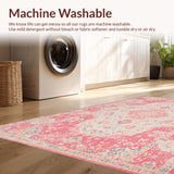 Charming Retro Medallion Accent(Pink)