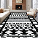 Ultra Soft Area Rug, Non Slip, Stain Resistant, Washable Area Rugs for Living Room, Bedroom, Artistic Bold Animal Print Appeal(Black)