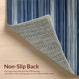 Chic Striped Coastal Elegance(Blue)