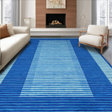 Ultra Soft Area Rug, Non Slip, Stain Resistant, Washable Area Rugs for Living Room, Bedroom, Rustic Weather-Resistant Charm(Blue)