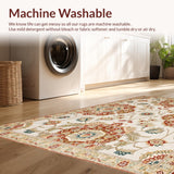 Artistic Distressed Symmetrical Shapes(Beige)