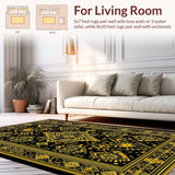 Striking Tribal Symmetrical Artistry(Black)